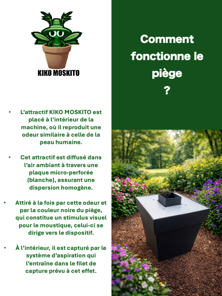 Pack Piège à Moustique + 2 Attractifs – 4 mois de protection